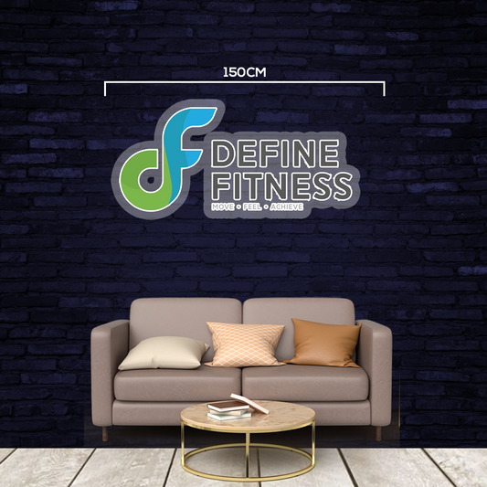 Define Fitness - Custom Neon Logo