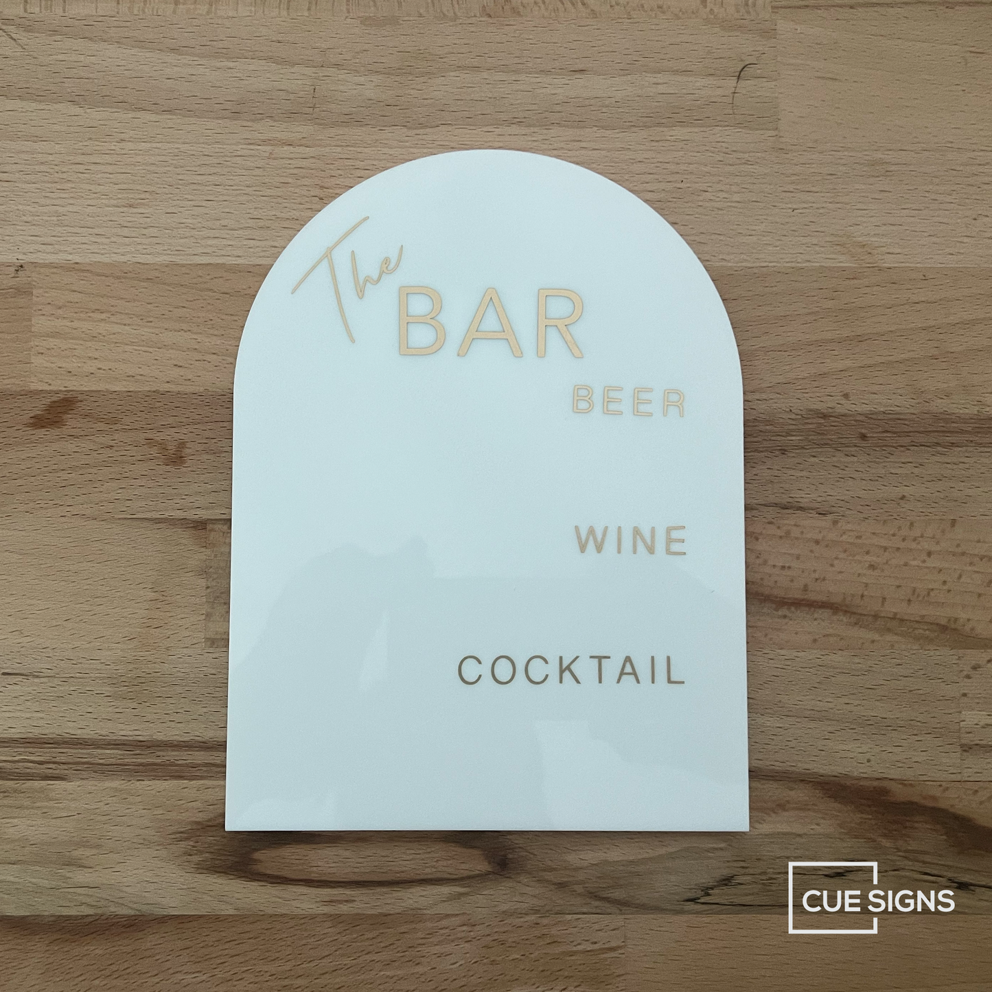 Customised Acrylic Event Signs - Event Hire