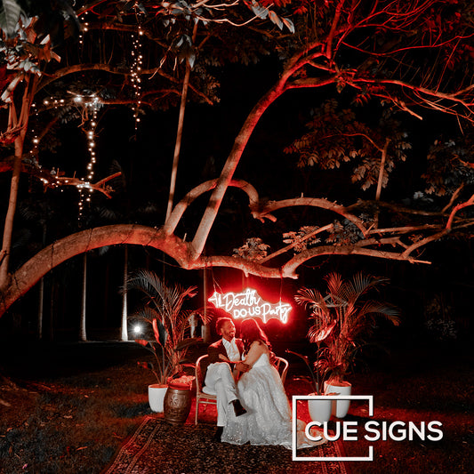 Til Death Do Us Party LED Neon Wedding Sign