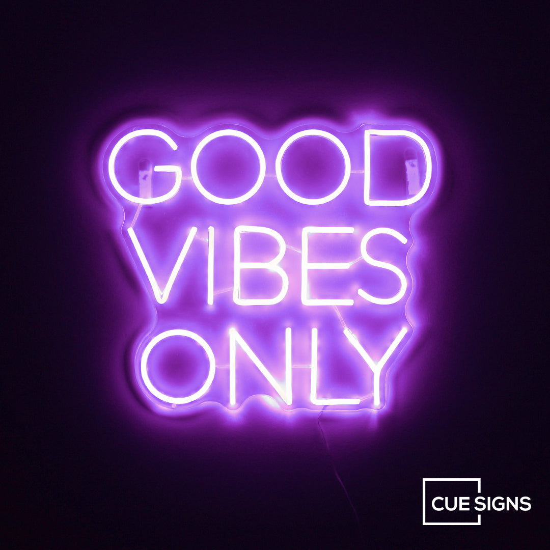 Good Vibes Only - Neon Sign Sale