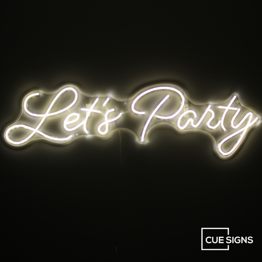Lets Party - Neon Sign Hire