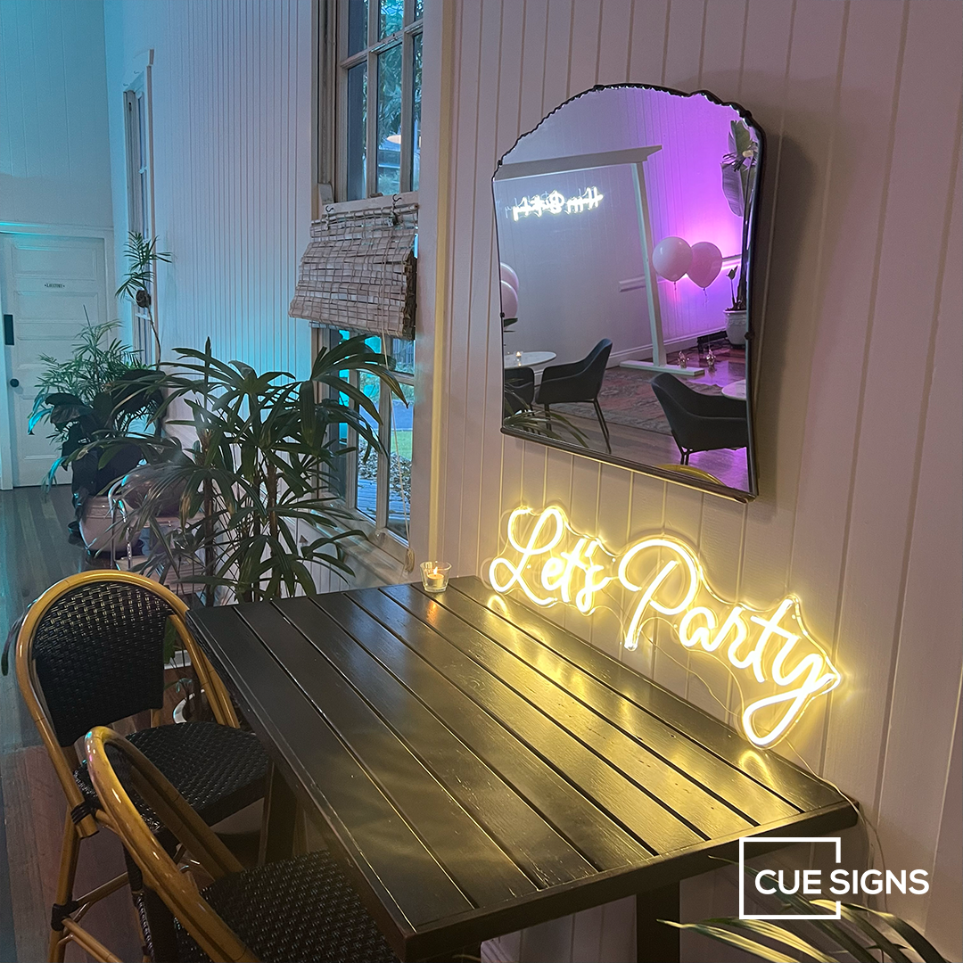 Lets Party - Neon Sign Hire