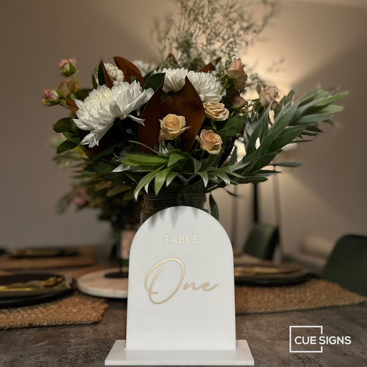 Customised Acrylic Event Signs - Event Hire