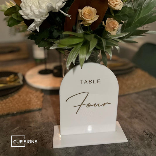 Customised Acrylic Event Signs - Event Hire