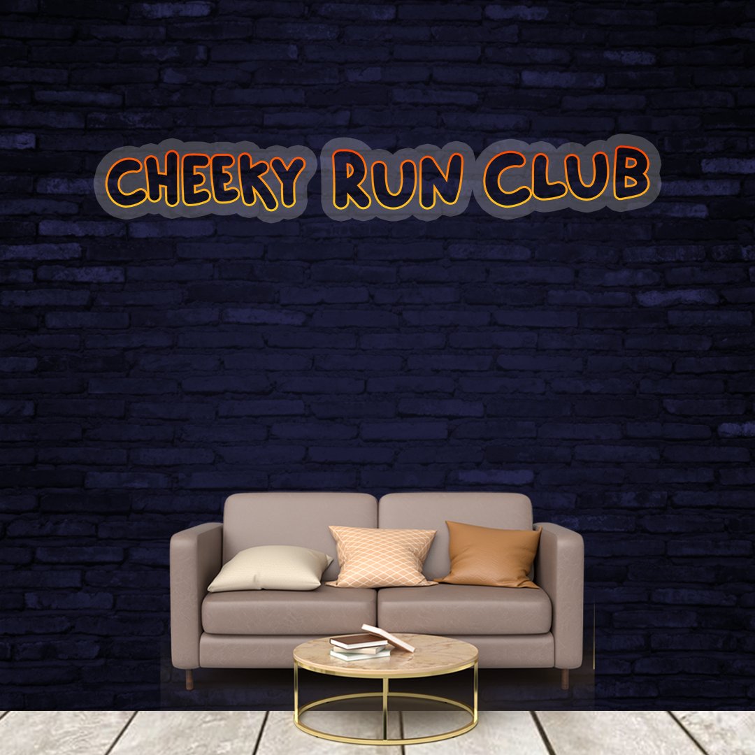 Cheeky Run Club - Digital Quote - Cue Signs