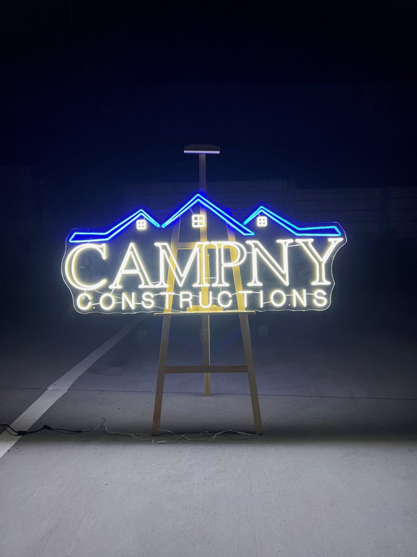 Campny Constructions - Neon Sign Install