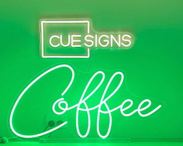Coffee v2 RGB - Neon Sign Hire
