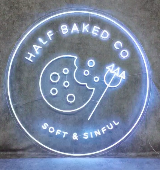 Half Baked - Custom Neon Sign