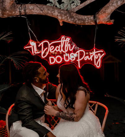 Til Death Do Us Party - Neon Sign Sale