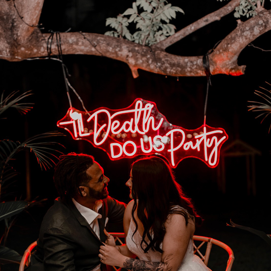 Til Death Do Us Party LED Neon Wedding Sign