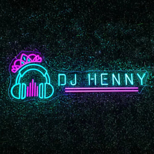 DJ Henny - Custom Neon Sign  - Cue Signs