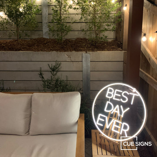 Best Day Ever - Neon Sign Hire
