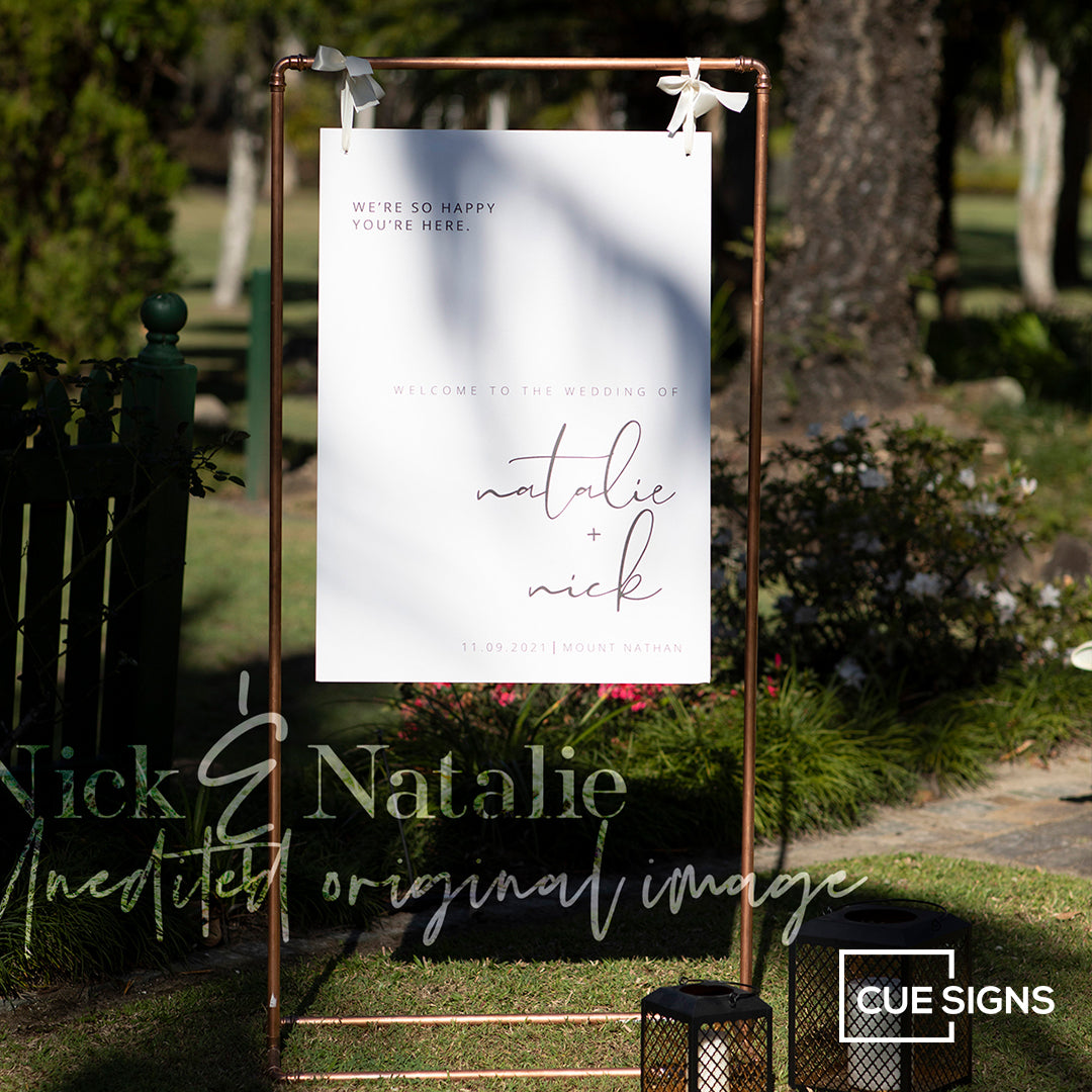 Event Sign Stand and Frames - Hire