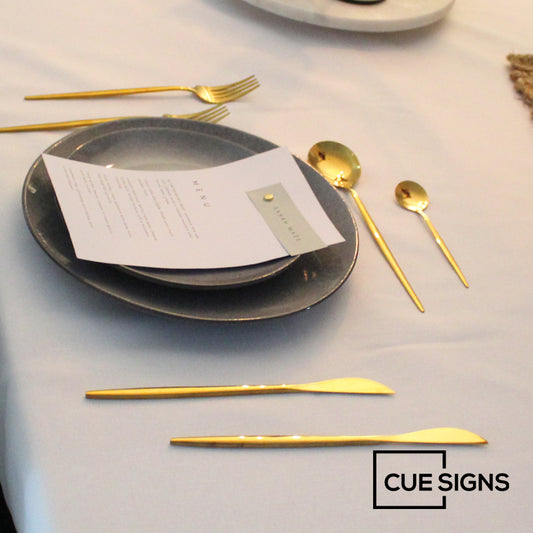 Gold Wedding Cutlery - Hire