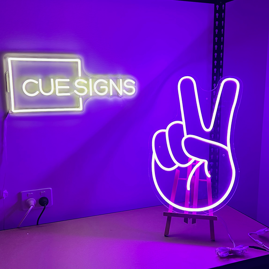 Rgb top neon sign