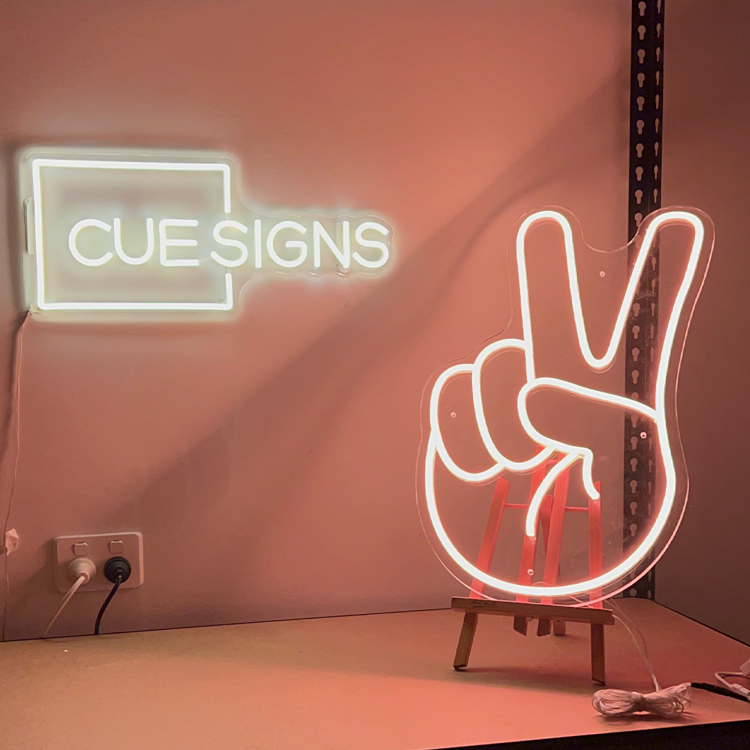 Peace - RGB Feature Neon Sign