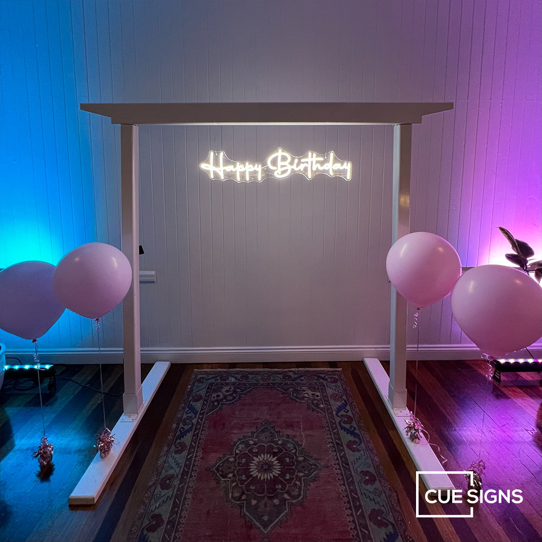 Happy Birthday - Neon Sign Hire