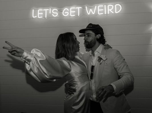 Lets Gets Weird - RGB - Neon Sign Sale