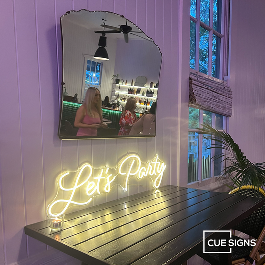 Lets Party - Neon Sign Hire