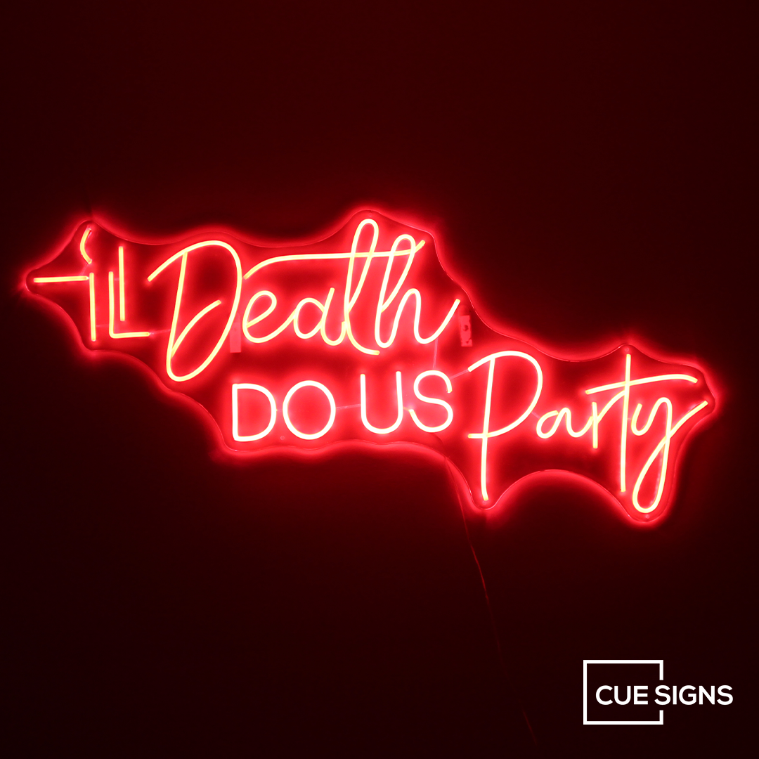 Til Death Do Us Party LED Neon Wedding Sign